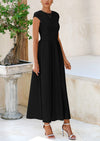 PRETTYGARDEN Women Summer Casual Patchwork Elegant Maxi Dresses