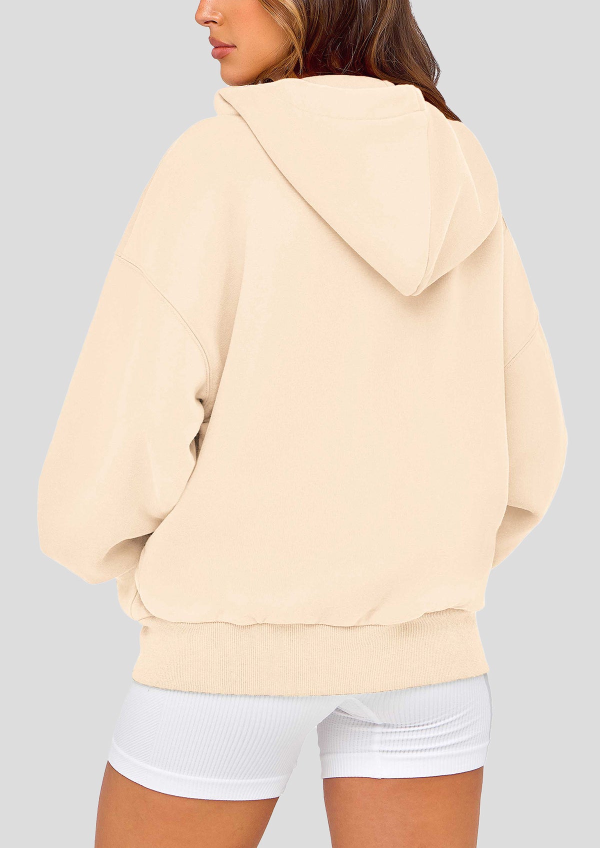 Zip Up Long Sleeve Loose Fit Y2K Casual Hoodies Cardigan