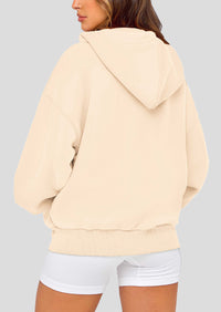 Zip Up Long Sleeve Loose Fit Y2K Casual Hoodies Cardigan