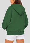 PRETTYGARDEN Women's Fall Oversized Hoodies Sweatshirt Long Sleeve Zip Up Pockets Loose Fit Y2K Winter Jackets Coat