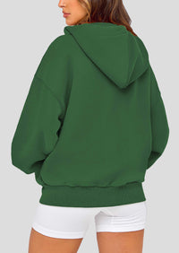 Zip Up Long Sleeve Loose Fit Y2K Casual Hoodies Cardigan