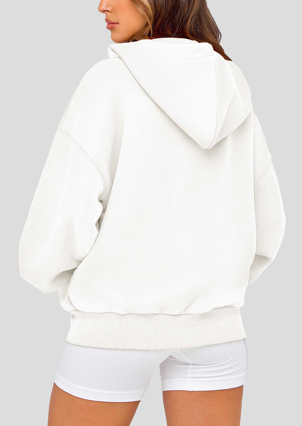 Zip Up Long Sleeve Loose Fit Y2K Casual Hoodies Cardigan