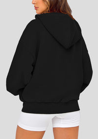 Zip Up Long Sleeve Loose Fit Y2K Casual Hoodies Cardigan
