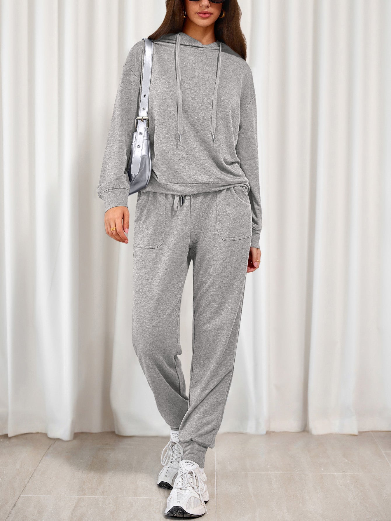 PRETTYGARDEN Women's Two Piece Outfits Sweatsuits Lounge Sets Hoodies Sweatshirt Joggers Sweatpants Fall Fashion Clothes