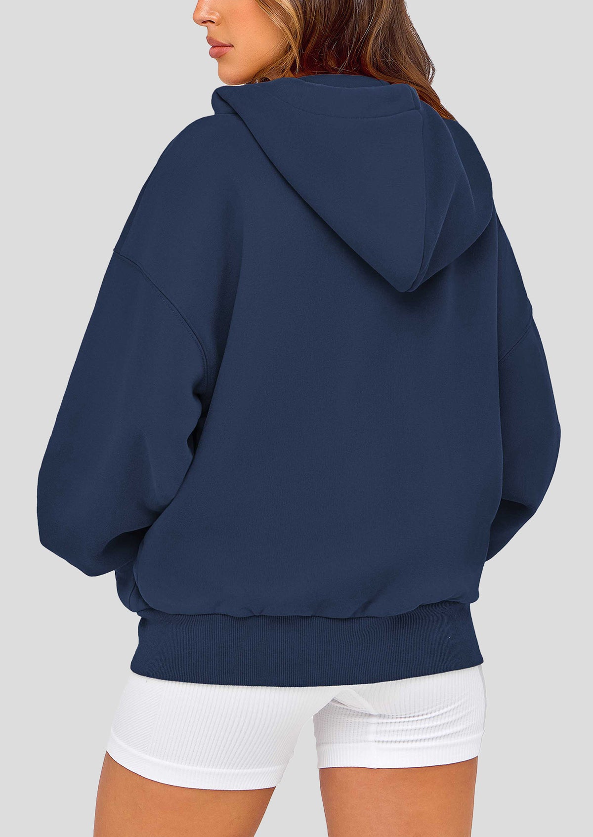 Zip Up Long Sleeve Loose Fit Y2K Casual Hoodies Cardigan