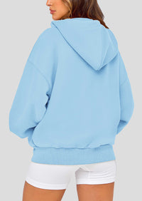 Zip Up Long Sleeve Loose Fit Y2K Casual Hoodies Cardigan