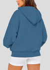 PRETTYGARDEN Women's Fall Oversized Hoodies Sweatshirt Long Sleeve Zip Up Pockets Loose Fit Y2K Winter Jackets Coat