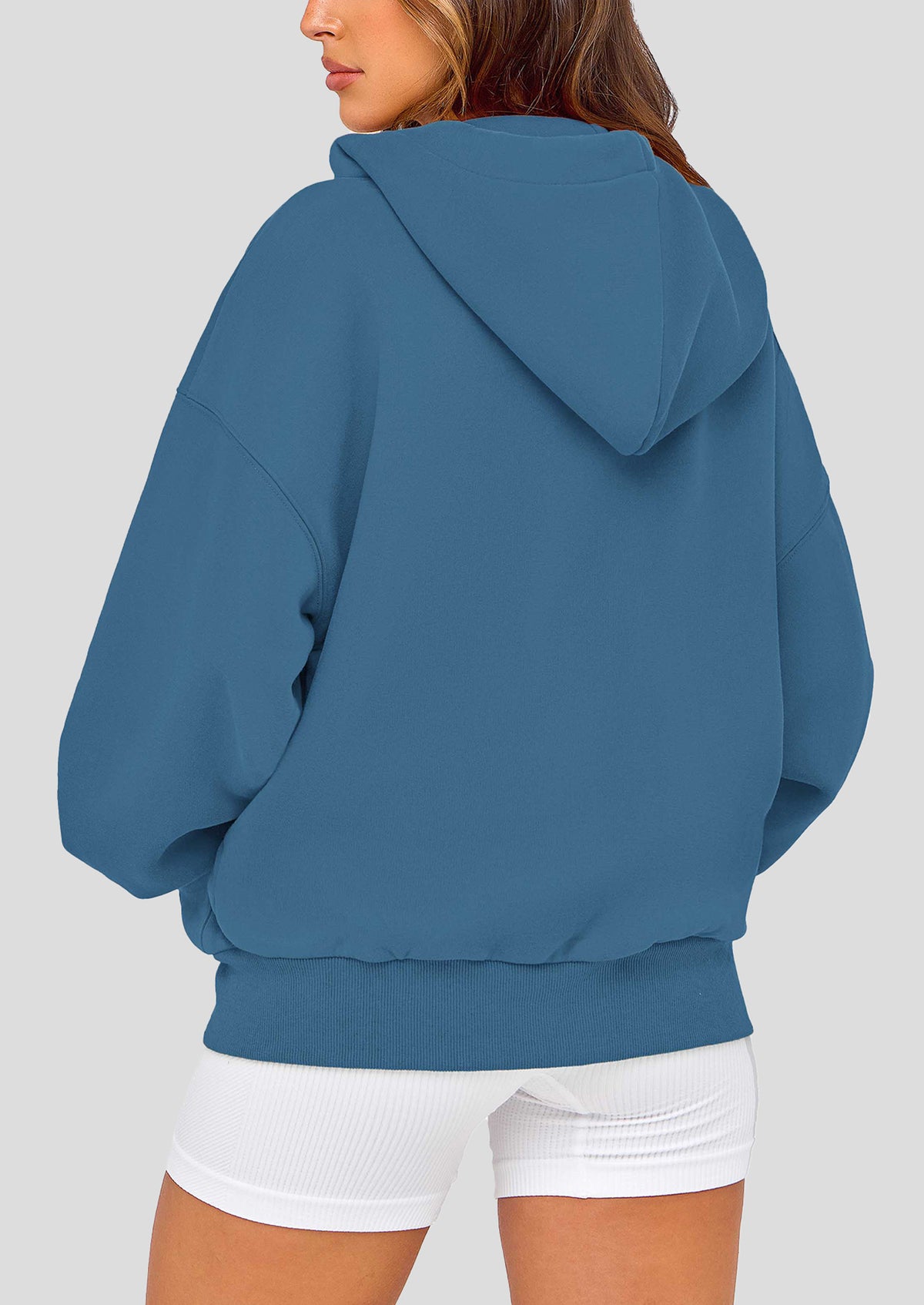 Zip Up Long Sleeve Loose Fit Y2K Casual Hoodies Cardigan