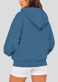 Zip Up Long Sleeve Loose Fit Y2K Casual Hoodies Cardigan