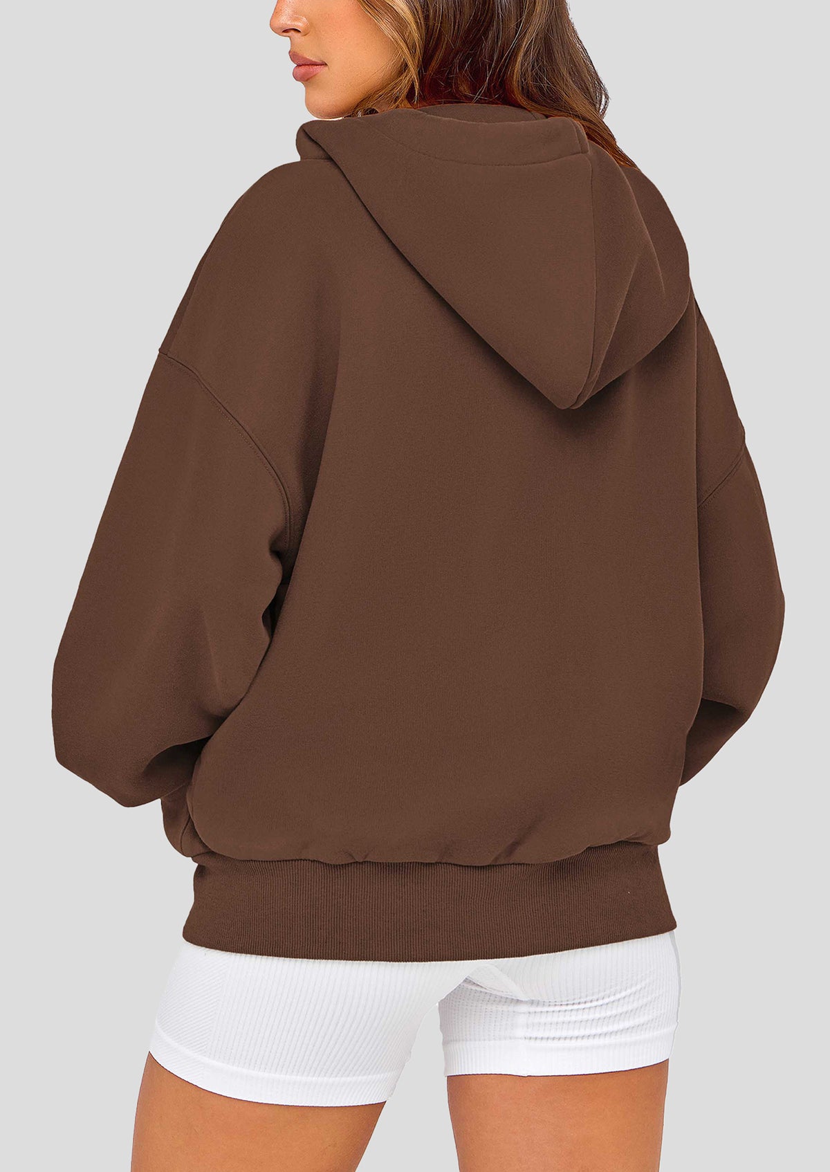 Zip Up Long Sleeve Loose Fit Y2K Casual Hoodies Cardigan