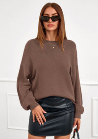 PRETTYGARDEN Women's Fall Oversized Sweaters Dressy Casual Long Sleeve Chunky Knit Winter Pullover Tops Holiday Outfits PRETTYGARDEN