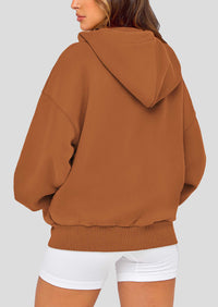 Zip Up Long Sleeve Loose Fit Y2K Casual Hoodies Cardigan