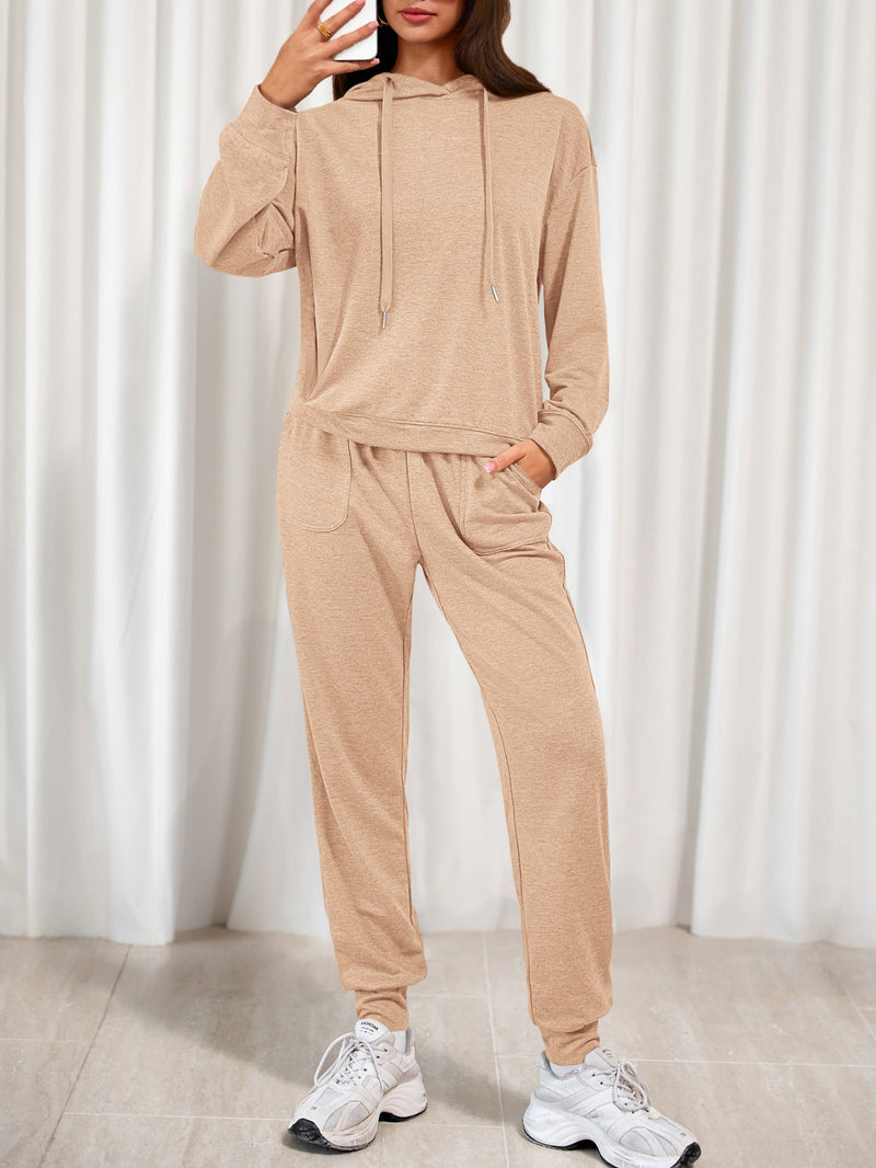 PRETTYGARDEN Women's Two Piece Outfits Sweatsuits Lounge Sets Hoodies Sweatshirt Joggers Sweatpants Fall Fashion Clothes