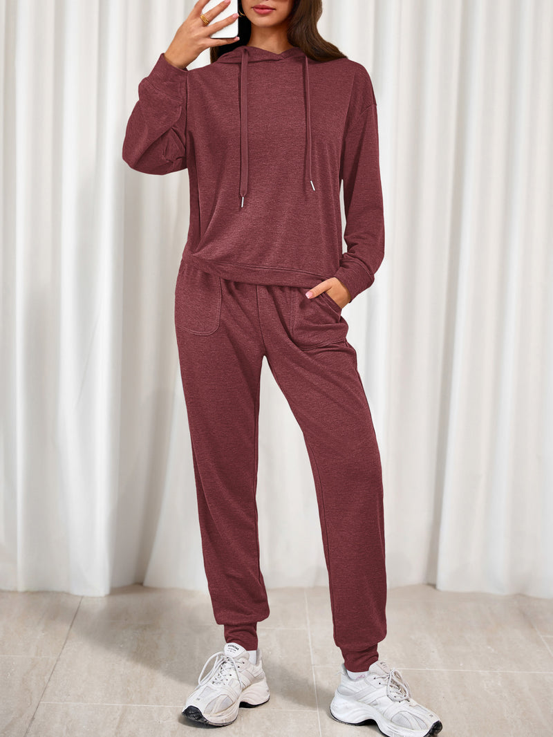 PRETTYGARDEN Women's Two Piece Outfits Sweatsuits Lounge Sets Hoodies Sweatshirt Joggers Sweatpants Fall Fashion Clothes