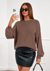 PRETTYGARDEN Women's Fall Oversized Sweaters Dressy Casual Long Sleeve Chunky Knit Winter Pullover Tops Holiday Outfits PRETTYGARDEN