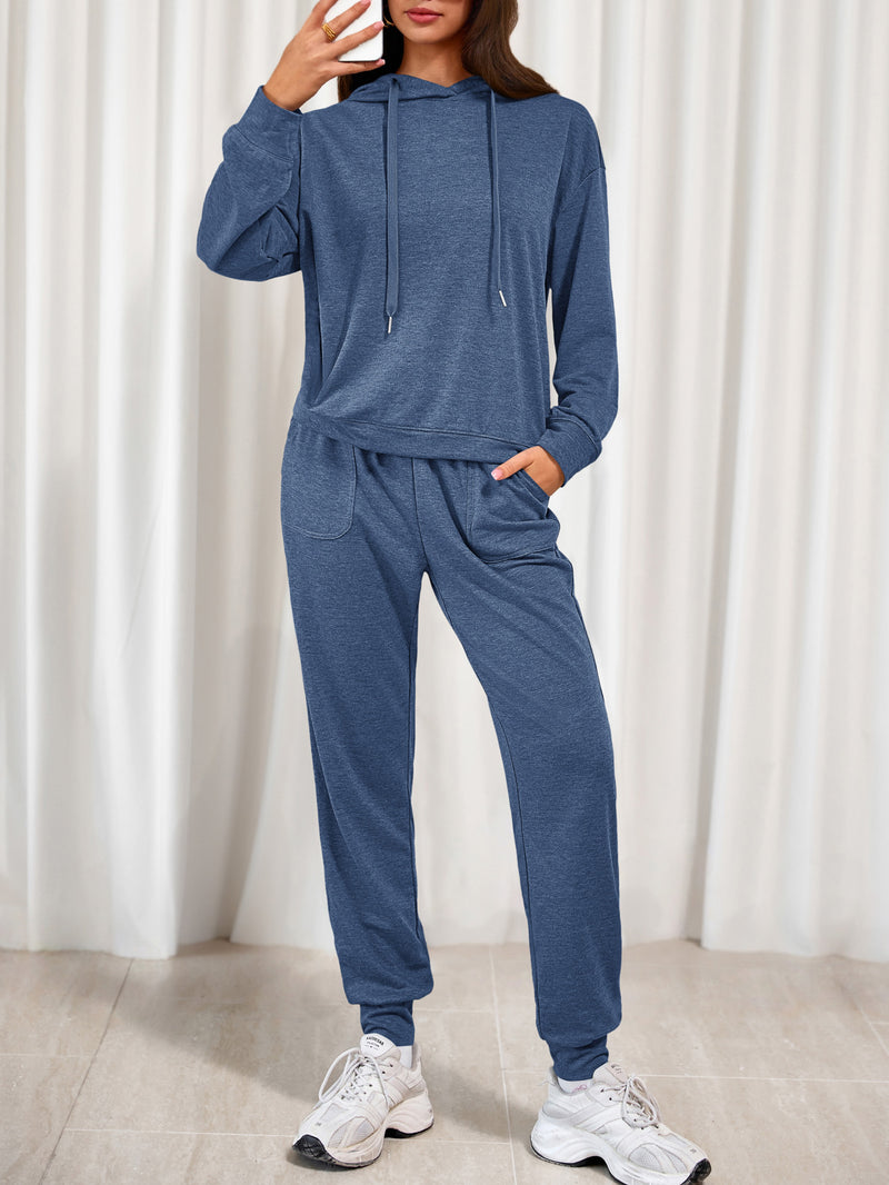 PRETTYGARDEN Women's Two Piece Outfits Sweatsuits Lounge Sets Hoodies Sweatshirt Joggers Sweatpants Fall Fashion Clothes