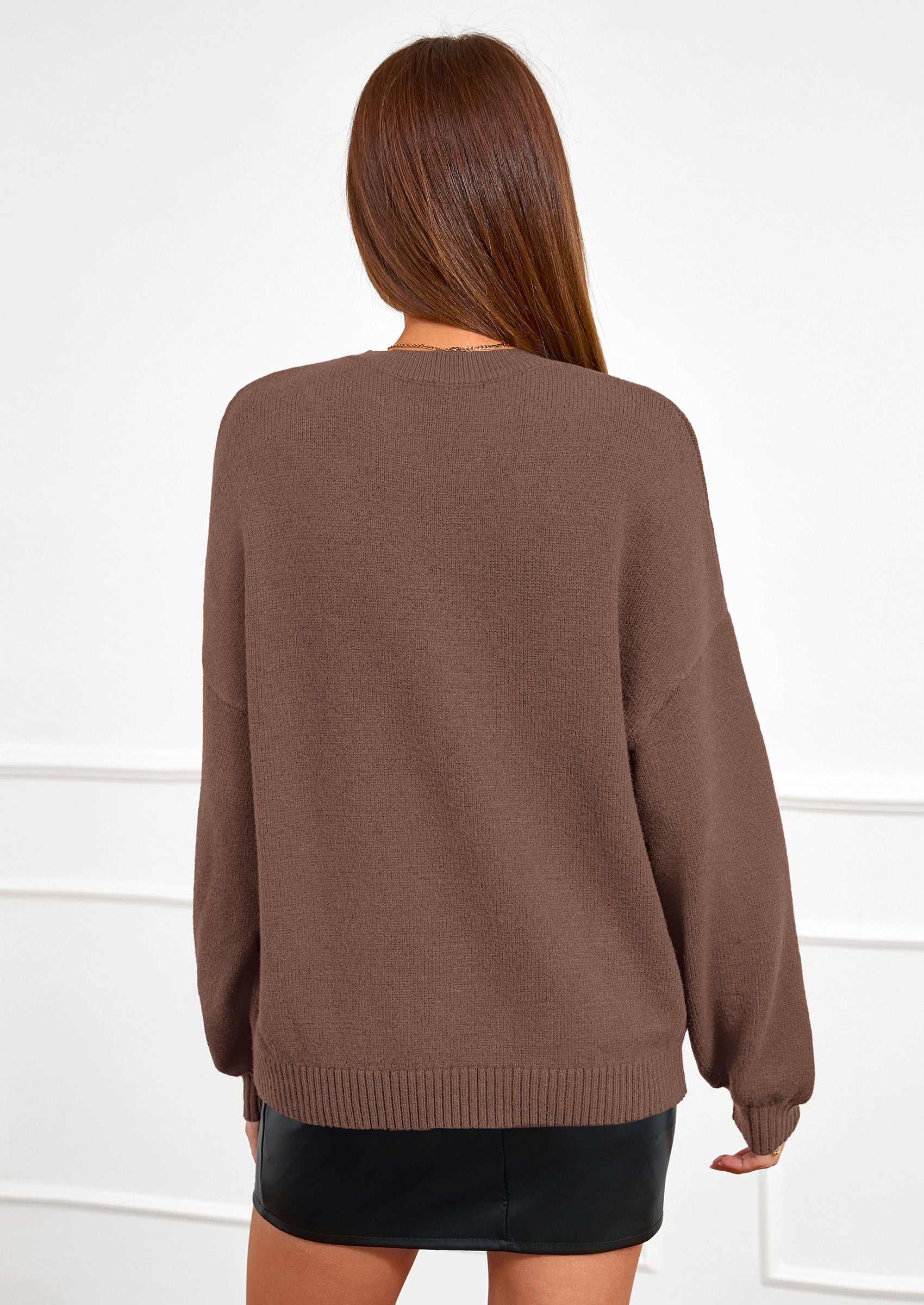 PRETTYGARDEN Women's Fall Oversized Sweaters Dressy Casual Long Sleeve Chunky Knit Winter Pullover Tops Holiday Outfits PRETTYGARDEN