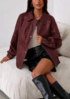 PRETTYGARDEN Faux Leather Jacket Women Bomber Motorcycle Zip Up Jackets Oversized Fall Fashion Outfits Winter Coats