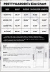 PRETTYGARDEN Sweater Dress for Women Long Puff Sleeve Turtleneck Ribbed Knit Oversized Pullover Winter Short Dress