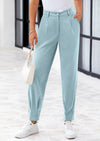 PRETTYGARDEN Womens Dress Pants Business Casual Trendy High Waisted Ankle Length Dressy Trousers Slacks Work Clothes