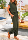 PRETTYGARDEN Womens Two Piece Outfits Sweater Sets Knit Pullover Tops And High Waisted Pants Matching Tracksuit Sweatsuit Set