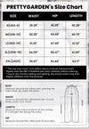 PRETTYGARDEN Women's Summer Elastic High Waisted Work Pants Straight Leg Dressy Business Casual Trousers Slacks Pockets