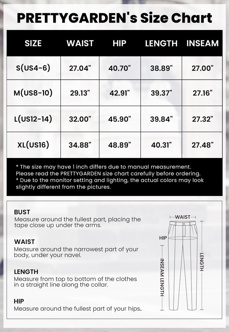 Elastic High Waisted Work Office Corduroy Casual Pants with Pockets