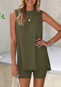 Lounge Shorts Loungewear Outfits 2 Piece Sets