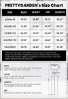 PRETTYGARDEN Casual Short Sleeve Square Neck Wide Leg Jumpsuit Rompers