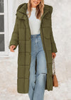 PRETTYGARDEN Women's Winter Long Puffer Coats Hooded Zip Up Casual Thickened Down Jackets Trendy Warm Clothes Outerwear