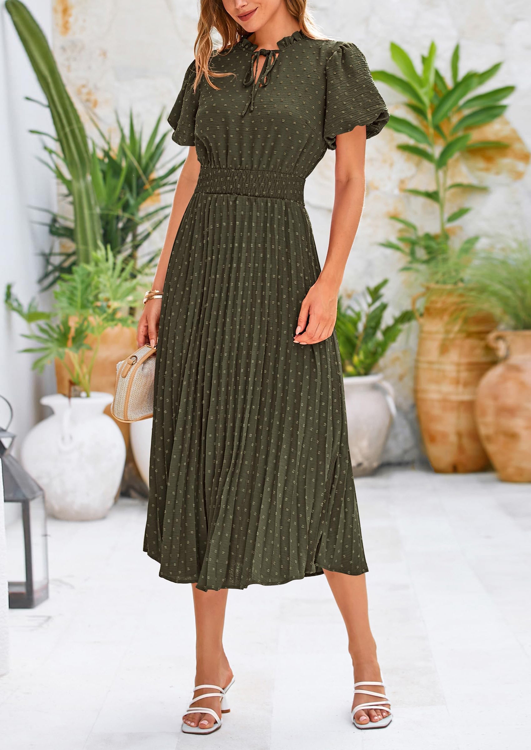 army green wrap dress Baltic Born Womens Vara Satin Maxi Wrap Dress | Juniper Green