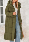 PRETTYGARDEN Women's Winter Long Puffer Coats Hooded Zip Up Casual Thickened Down Jackets Trendy Warm Clothes Outerwear