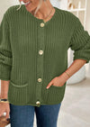 PRETTYGARDEN Cardigan Sweaters for Women Trendy Oversized Knit Chunky Button Cardigans Fall Winter Outfits with Pockets