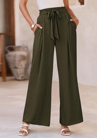 Wide Leg High Waisted Loose Pants