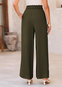 Wide Leg High Waisted Loose Pants
