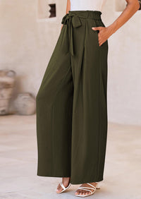 Wide Leg High Waisted Loose Pants