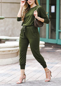 Black Two Pieces Oversized Fall Tracksuit