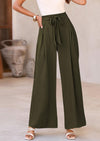 PRETTYGARDEN Women's Wide Leg Work Pants Business Casual High Waisted Loose Palazzo Trouser Summer Clothes