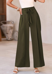 Wide Leg High Waisted Loose Pants