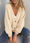 PRETTYGARDEN Cardigan Sweaters for Women Trendy Fall Long Sleeve Button Down Oversized Chunky Knit Sweater Outerwear