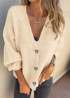 PRETTYGARDEN Cardigan Sweaters for Women Trendy Fall Long Sleeve Button Down Oversized Chunky Knit Sweater Outerwear