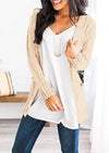 PRETTYGARDEN Women's Open Front Cardigan Sweaters Fall Fashion Button Down Cable Knit Chunky Winter Outerwear Coats