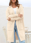 PRETTYGARDEN Fall Long Sleeve Cardigan Sweaters for Women Trendy Winter Open Front Loose Knitted Cardigans with Pockets