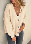 PRETTYGARDEN Cardigan Sweaters for Women Trendy Fall Long Sleeve Button Down Oversized Chunky Knit Sweater Outerwear