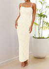 PRETTYGARDEN Women's Formal Prom Dress Spaghetti Strap Lace Floral Wedding Guest Evening Bodycon Dresses