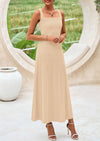 PRETTYGARDEN Skirt Sets Women 2 Piece Outfits Summer Casual Knit Tank Tops Flowy Midi Skirts Matching Vacation Clothes
