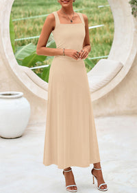 PRETTYGARDEN Skirt Sets Women 2 Piece Outfits Summer Casual Knit Tank Tops Flowy Midi Skirts Matching Vacation Clothes