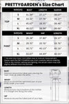PRETTYGARDEN Two Piece Sets Casual Sweater Knit Lounge Travel Matching Outfits Clothing