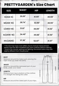 Casual Wide Leg High Elastic Waisted Long Work Pants