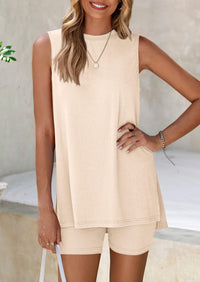 Lounge Shorts Loungewear Outfits 2 Piece Sets